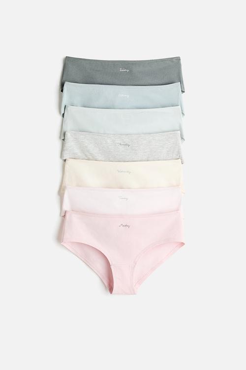 7-Pack hipster briefs - pink