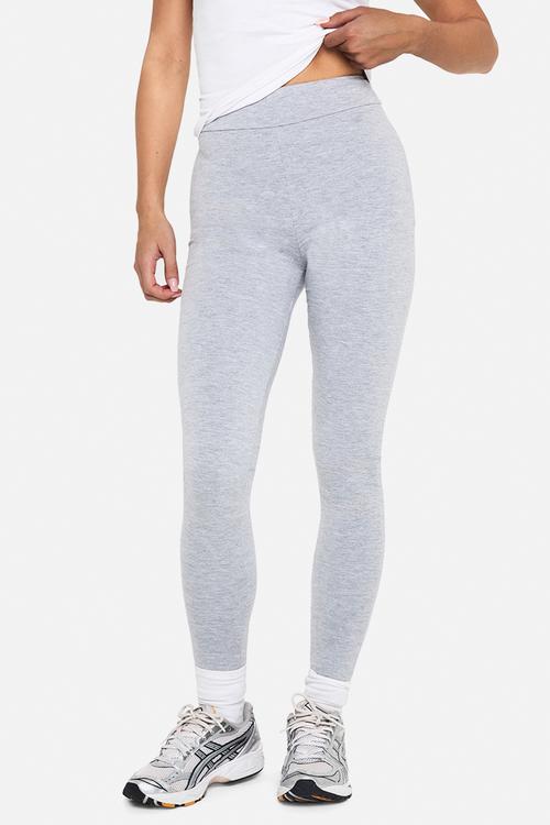 Double layer modal jersey legging - grey marl