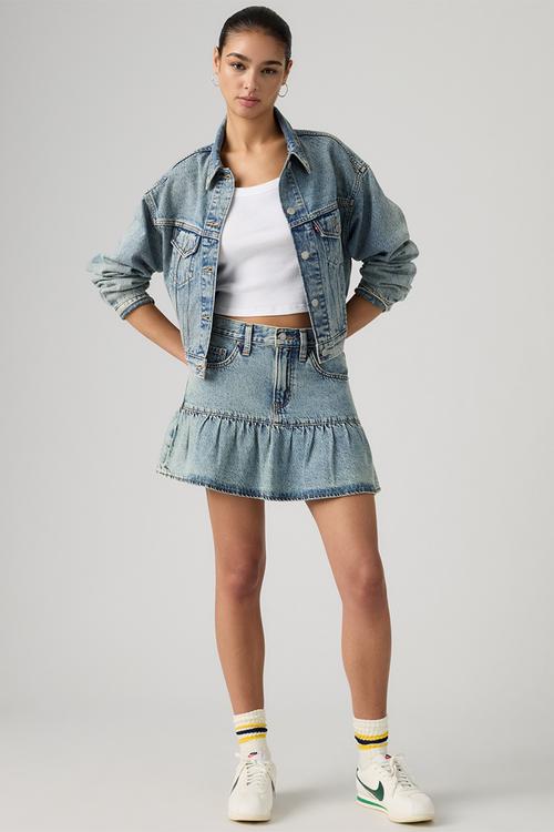 Flounce mini skirt - today's trip skirt