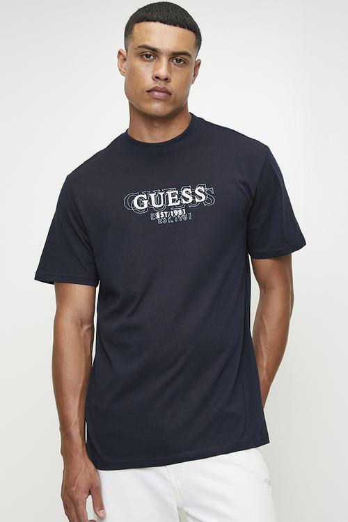 Cn Ss Small Logo Tee - Smart Blue