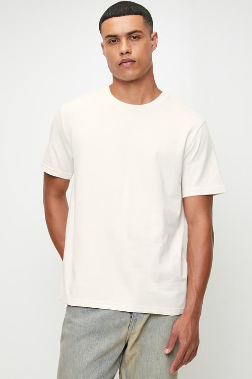 SP SIDE EMBROIDERY TEE - OFF WHITE