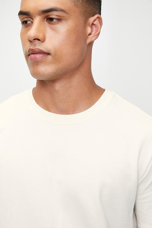 SP SIDE EMBROIDERY TEE - OFF WHITE