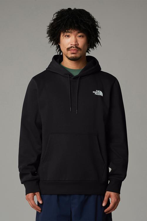 Simple Dome Regular Hoodie - Tnf Black