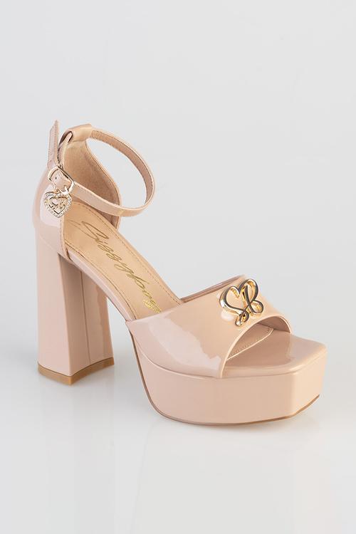 Janelle platform ankle strap - neutral