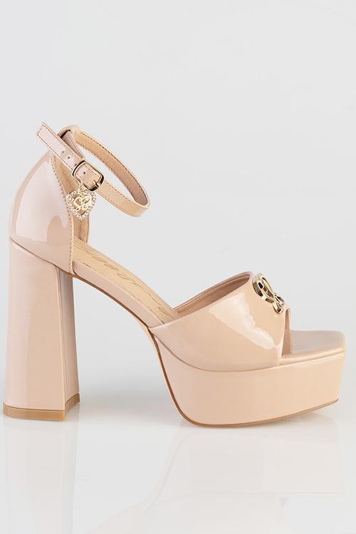 Janelle platform ankle strap - neutral