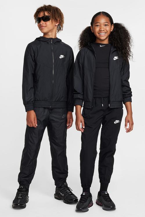 Nike Sportswear Kids Windrunner - Black/Black/White
