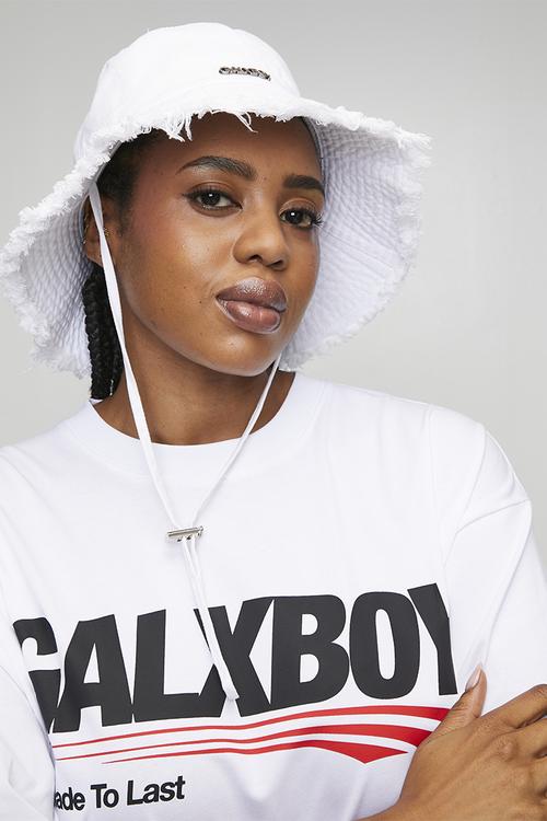 WASHED COTTON HAT - WHITE