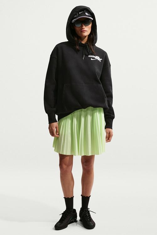 W Nsw Amm Phnx Flc Os Po Hood - Black