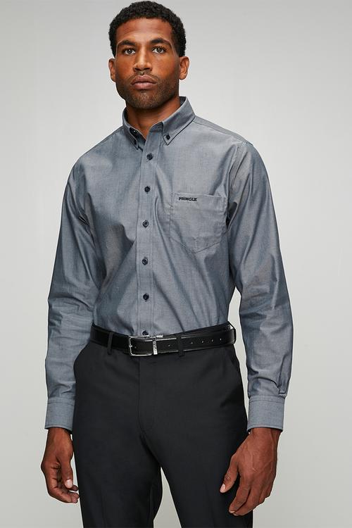 Andrew Ls Classic Shirt - Navy