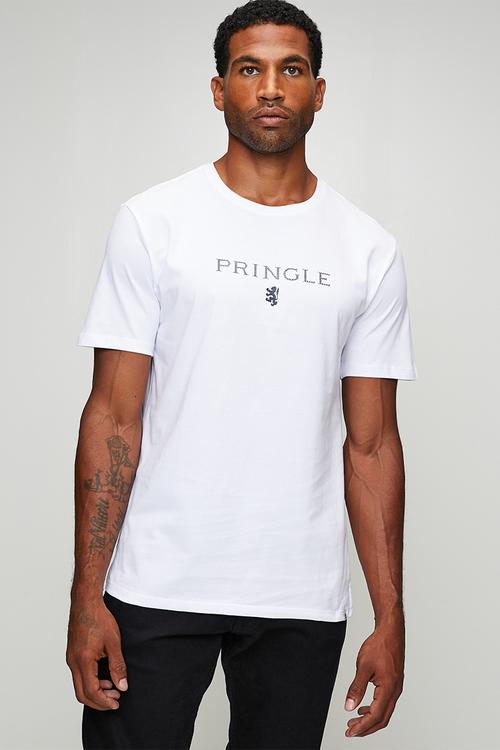Carl Printed Tee - White