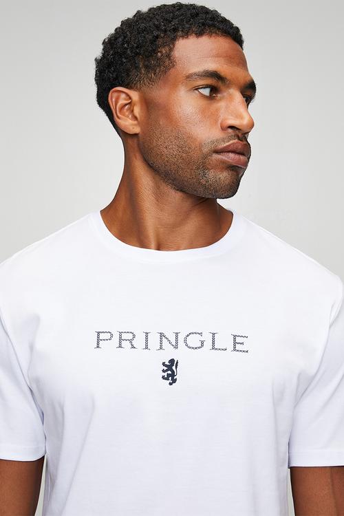 Carl Printed Tee - White