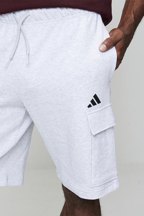 Feelcozy Cargo Short  - LIGHT GREY HEATHER/black