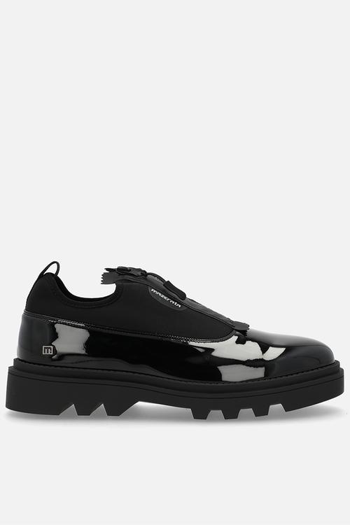 Vinchey 3 leather lycra - black