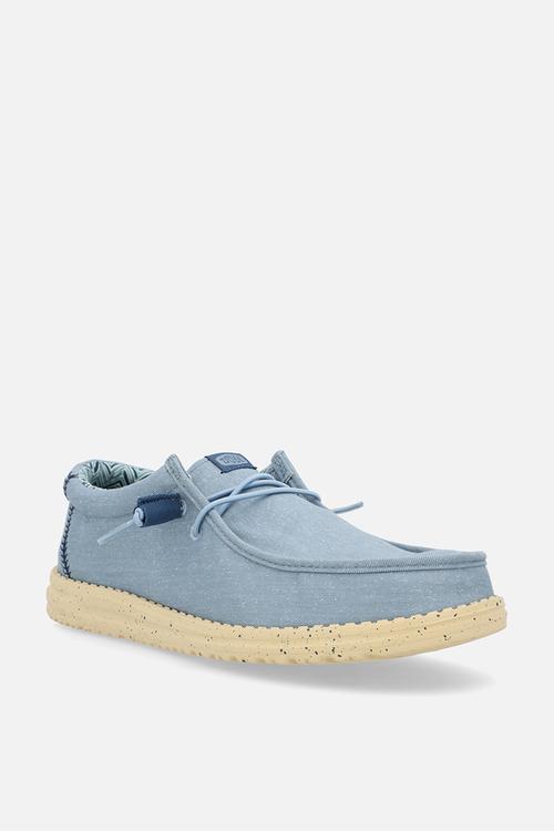Wally Stretch Canvas - Faded Denim/Boulder Tan