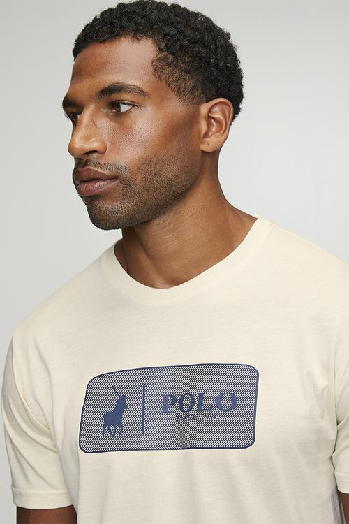 Thomas Block Logo Printed Short sleeve Tee - neutral