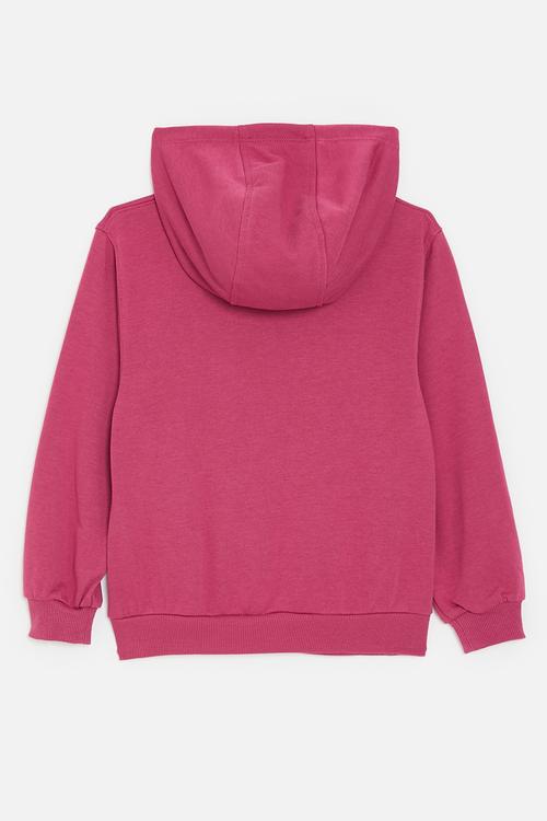 Nike sportswear club french terry hoodie - sweet beet