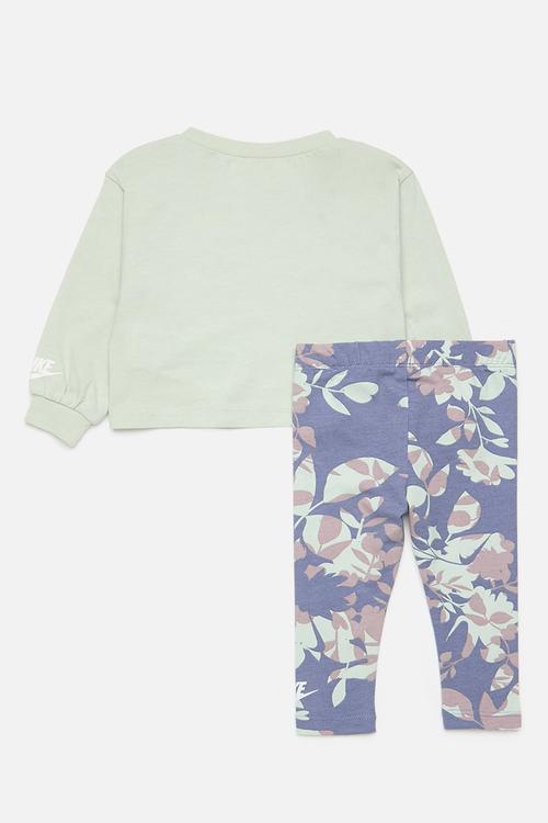 Nike printed club legging set - world indigo