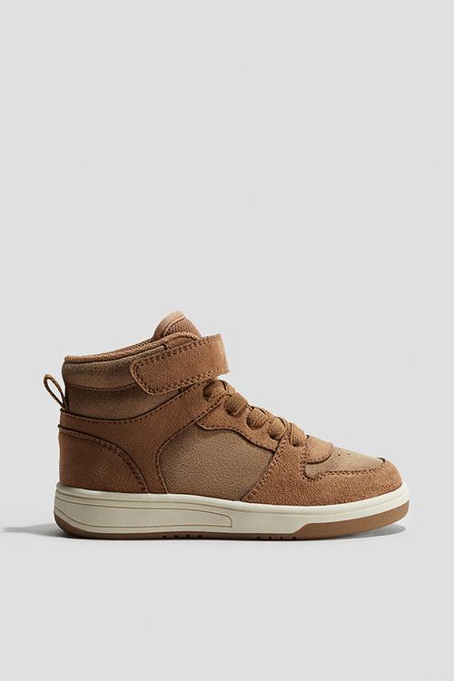 Hi-top trainers - brown