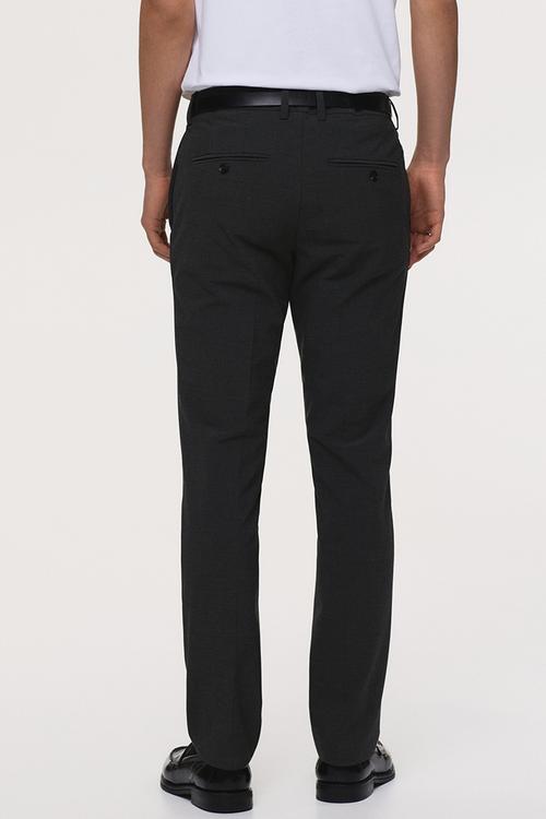 Slim fit tailored trousers - dark grey 
