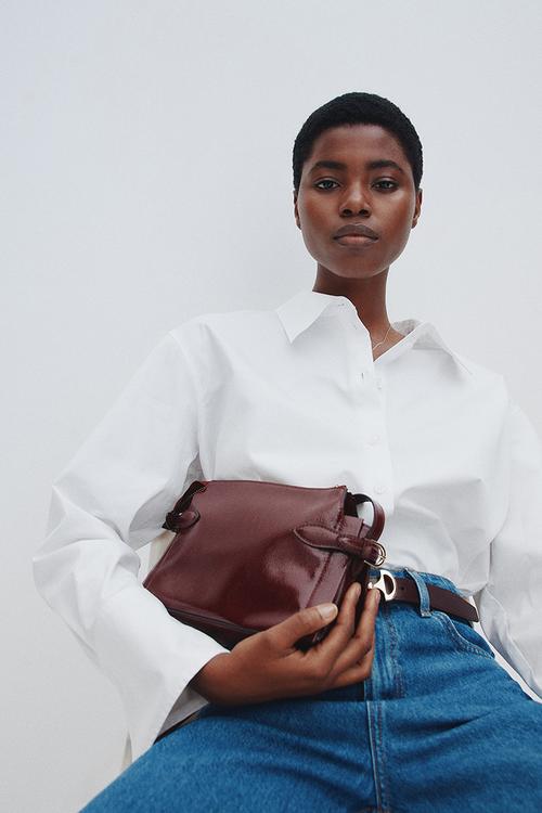 Crossbody bag - burgundy