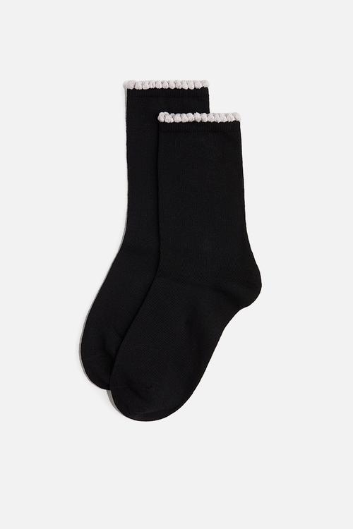 5-Pack socks - black glittery