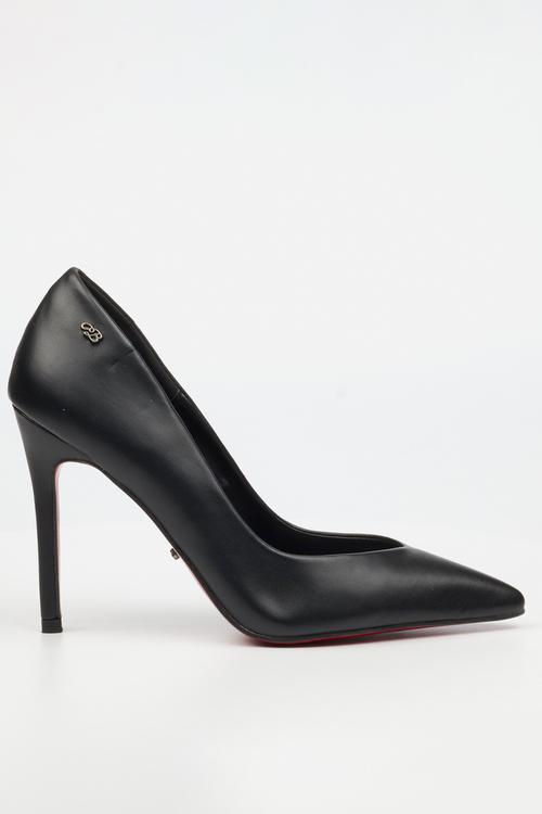 Lola 61 v-cut heel - black
