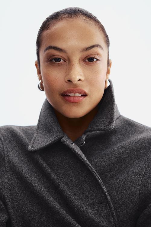 Collared jacket - dark grey
