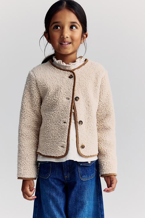 Teddy cardigan - white