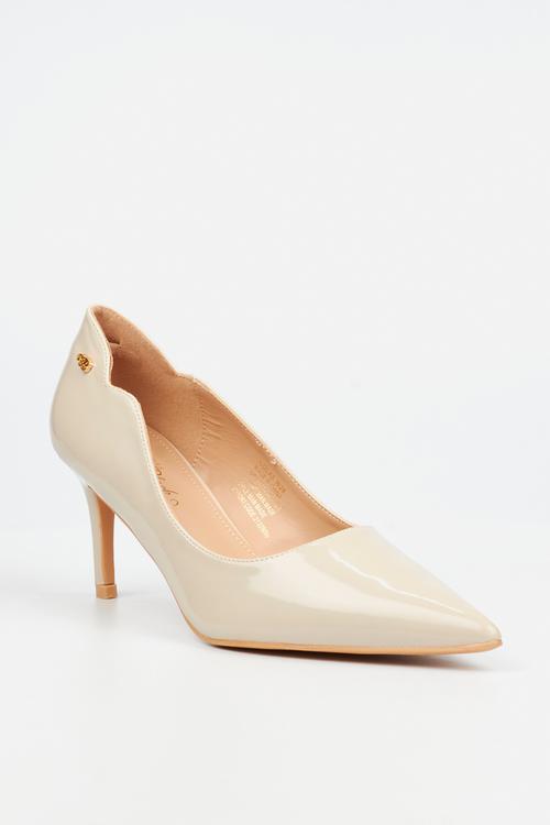 Nola 5 scallow low heel - bone