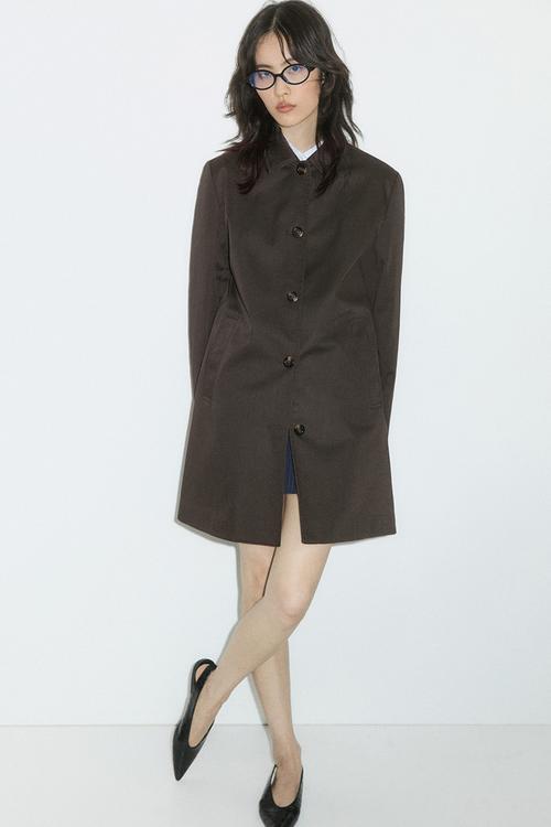 Car coat - dark brown 