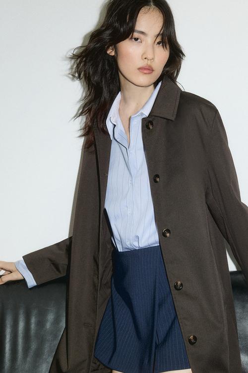 Car coat - dark brown 