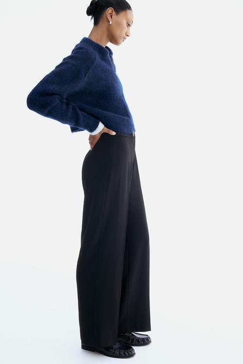 Tailored trousers - black