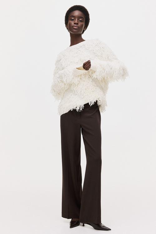 Tailored trousers - dark brown