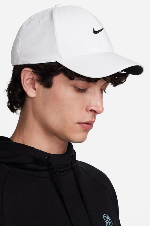 Nike Club Structured Swoosh Cap - White