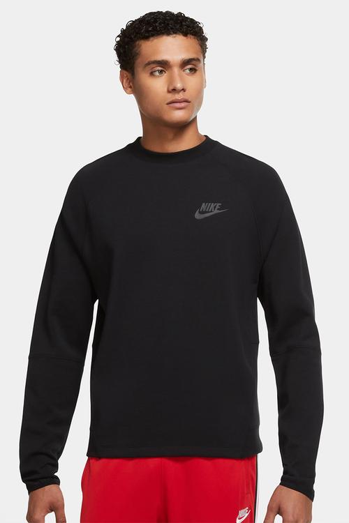 NSW  Tech-Fleece Crew  Sweatshirt - Black/Black