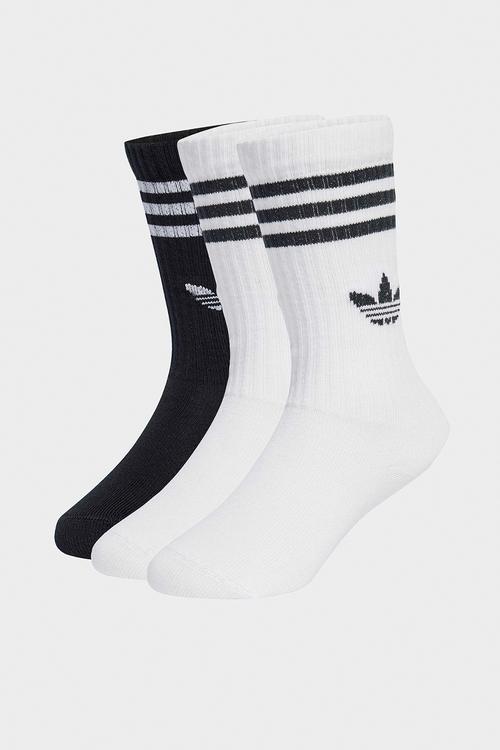 Crew Sock 3 Pack - White & Black