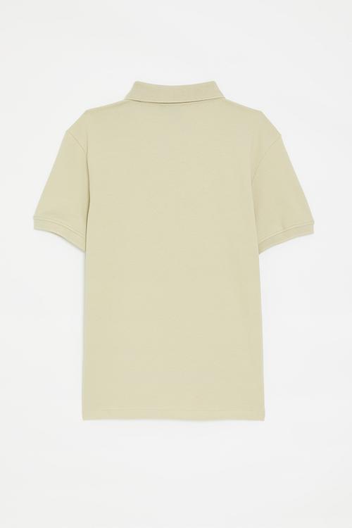 Boys austin short sleeve golfer - putty