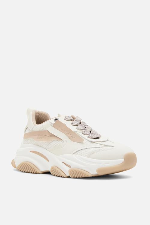 Possess-3 - White/Taupe Multi