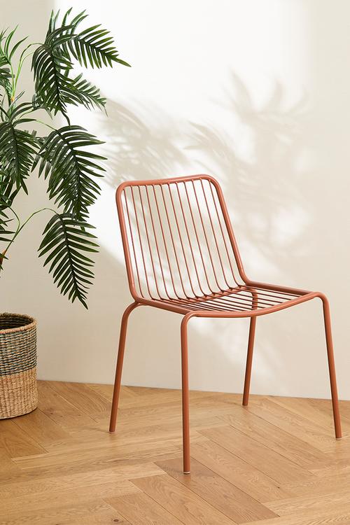 Noa Outdoor Dining Chair - Rust
