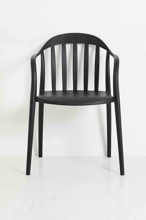 Luma Outdoor Dining Chair - Black