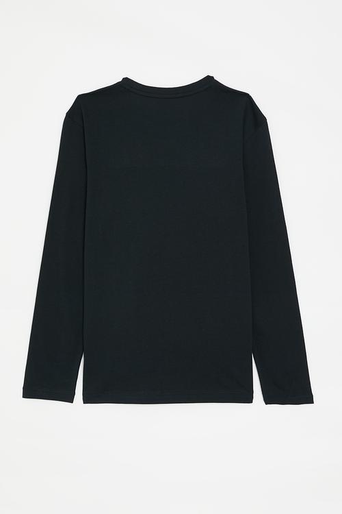 BOYS ASHTON LS TEE - NAVY
