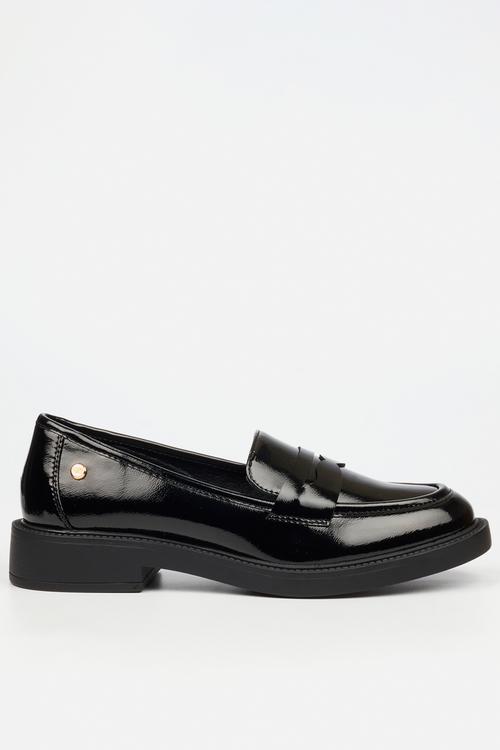 Poem 2 penny moc loafer - black