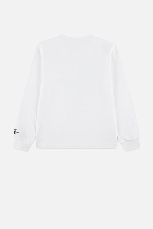 Nike club revealed long sleeve tee - white
