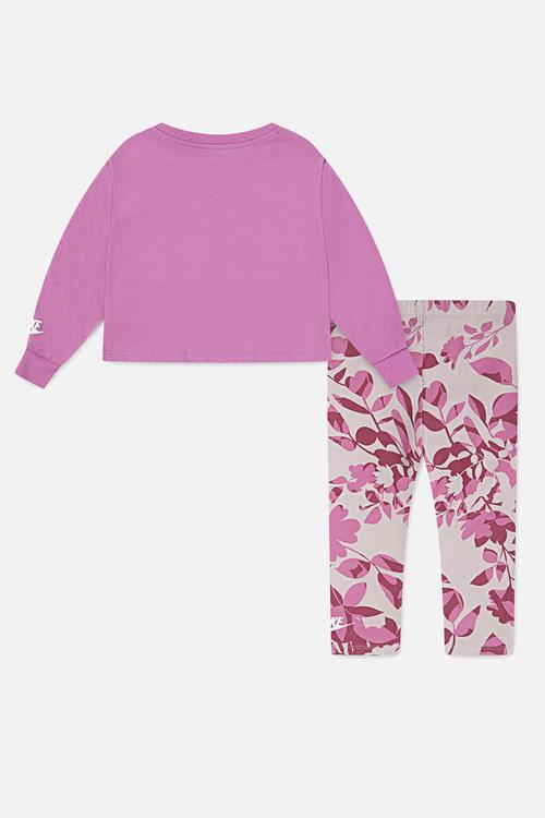 Nike printed club legging set - platinum violet