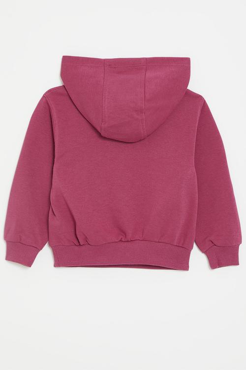 Nike sportswear club french terry hoodie - sweet beet