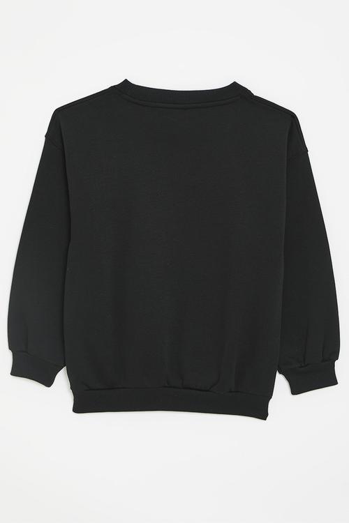 Nike oversized crewneck - black