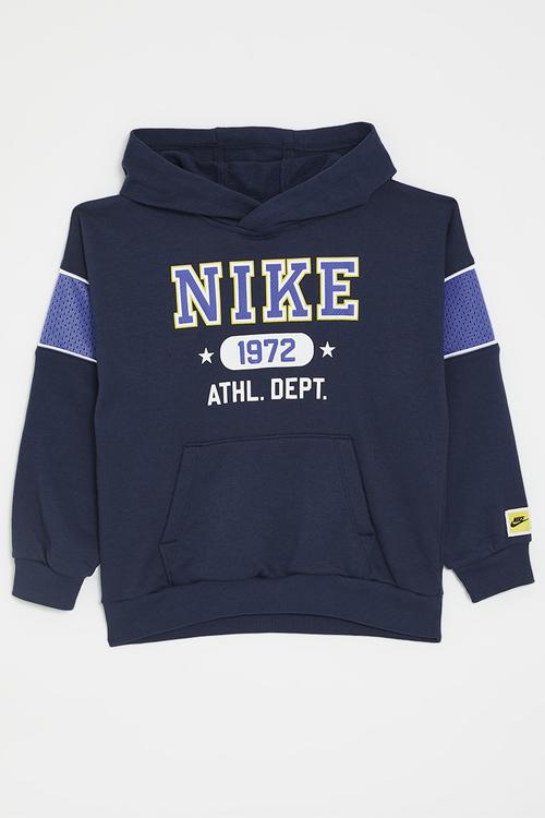 Nike pe french terry pullover hoodie - midnight navy