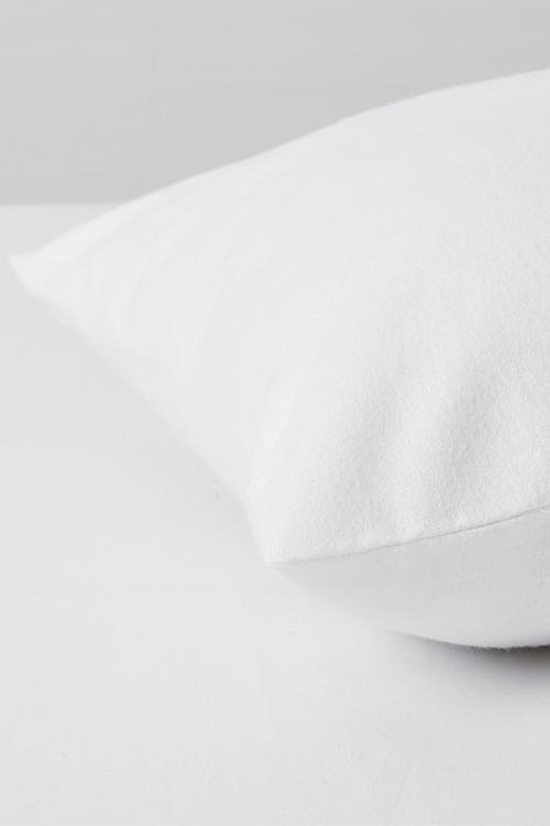 Cotton Blend Brushed Winter 2pk p/case Set White