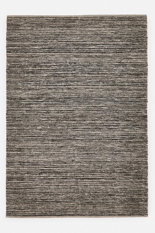 Orren Handwoven Pet Poly Rug - Brown & Charcoal