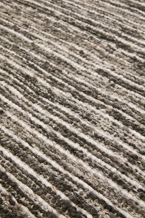 Orren Handwoven Pet Poly Rug - Brown & Charcoal